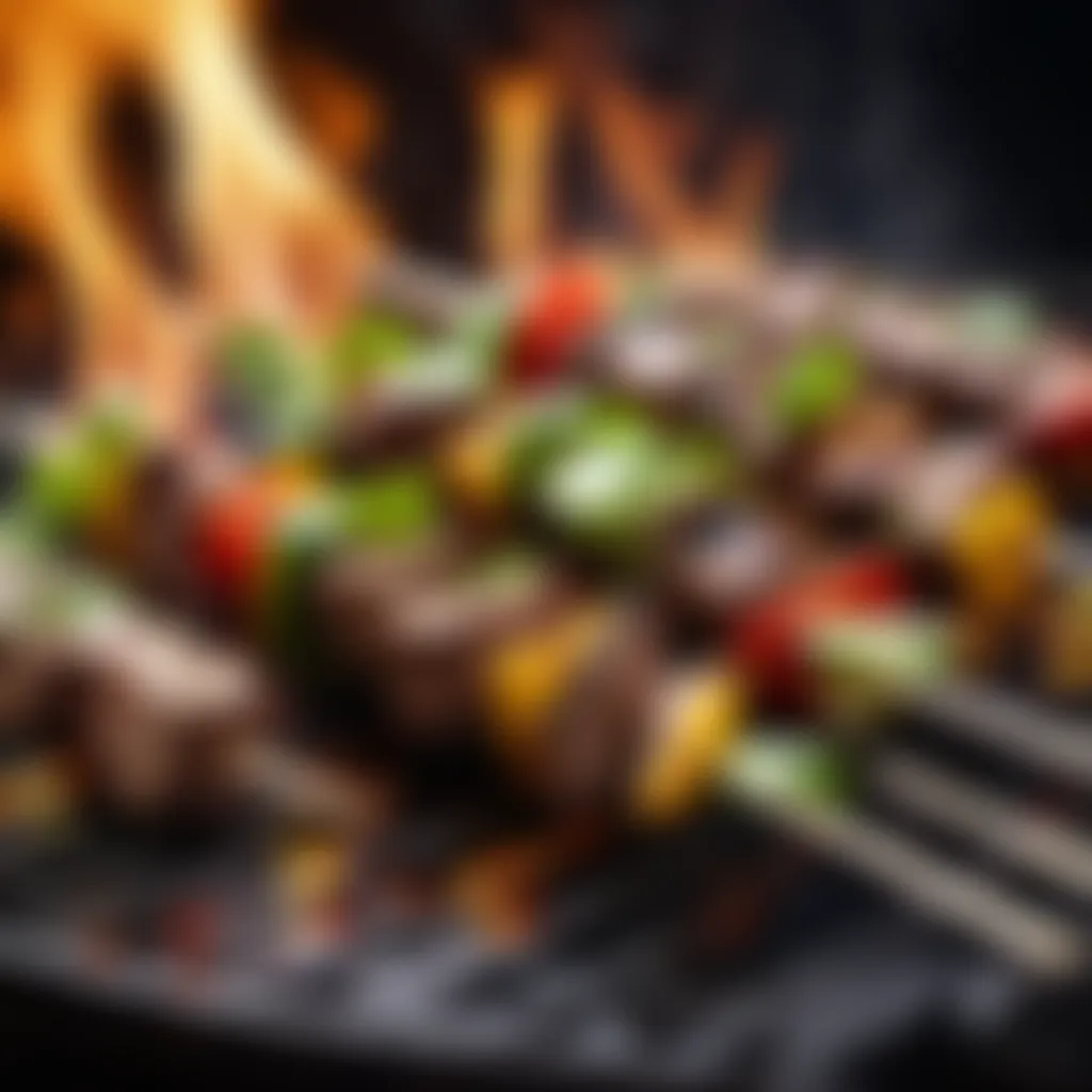 Sizzling Lamb Skewers