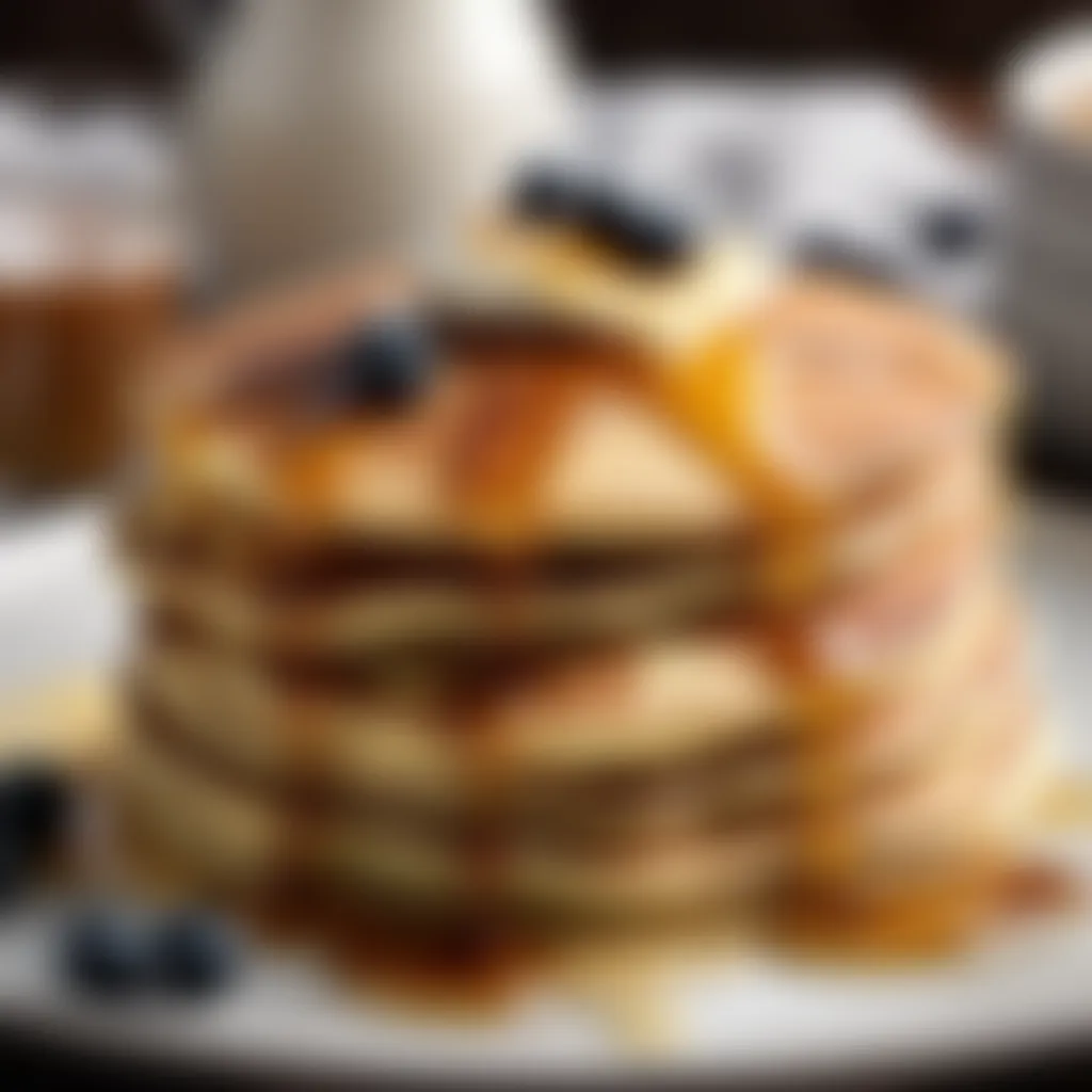 A Guide to Making Delicious American Buttermilk Pancakes Presentation