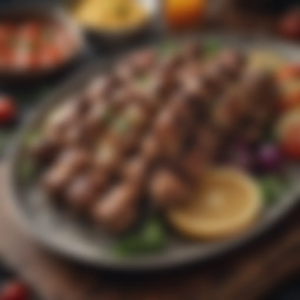 Juicy Grilled Afghan Lamb Kebabs Tender Afghan Lamb Kebabs Grilled to Perfection