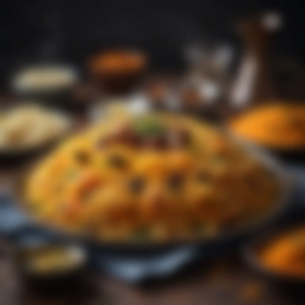 Saffron-infused Afghan Pulao Aromatic Afghan Pulao with a Hint of Saffron