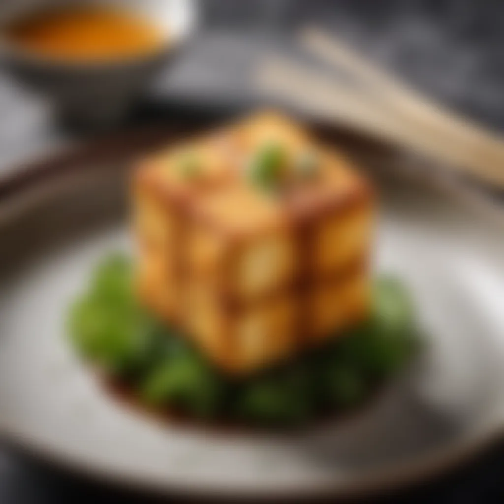 Japanese tofu delicacy in air fryer