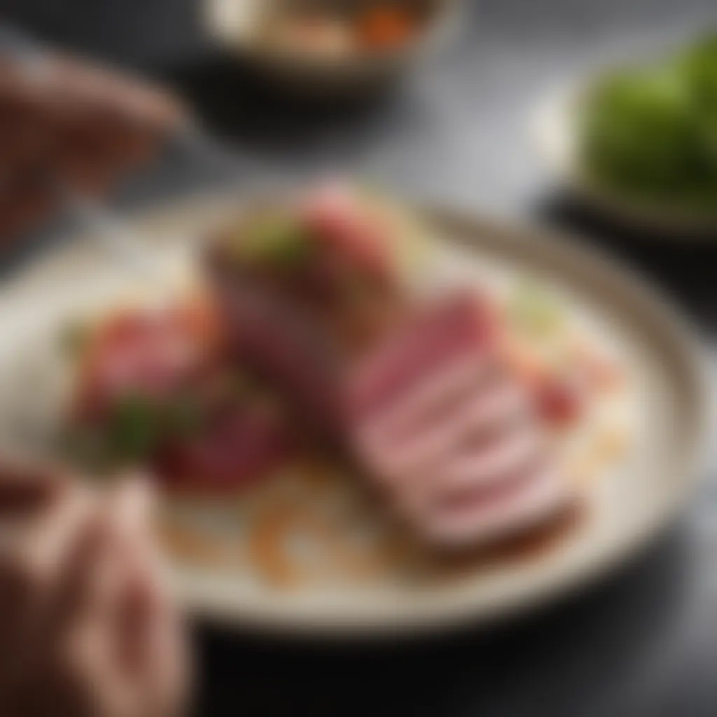 Ahi Tuna Plating Expertise