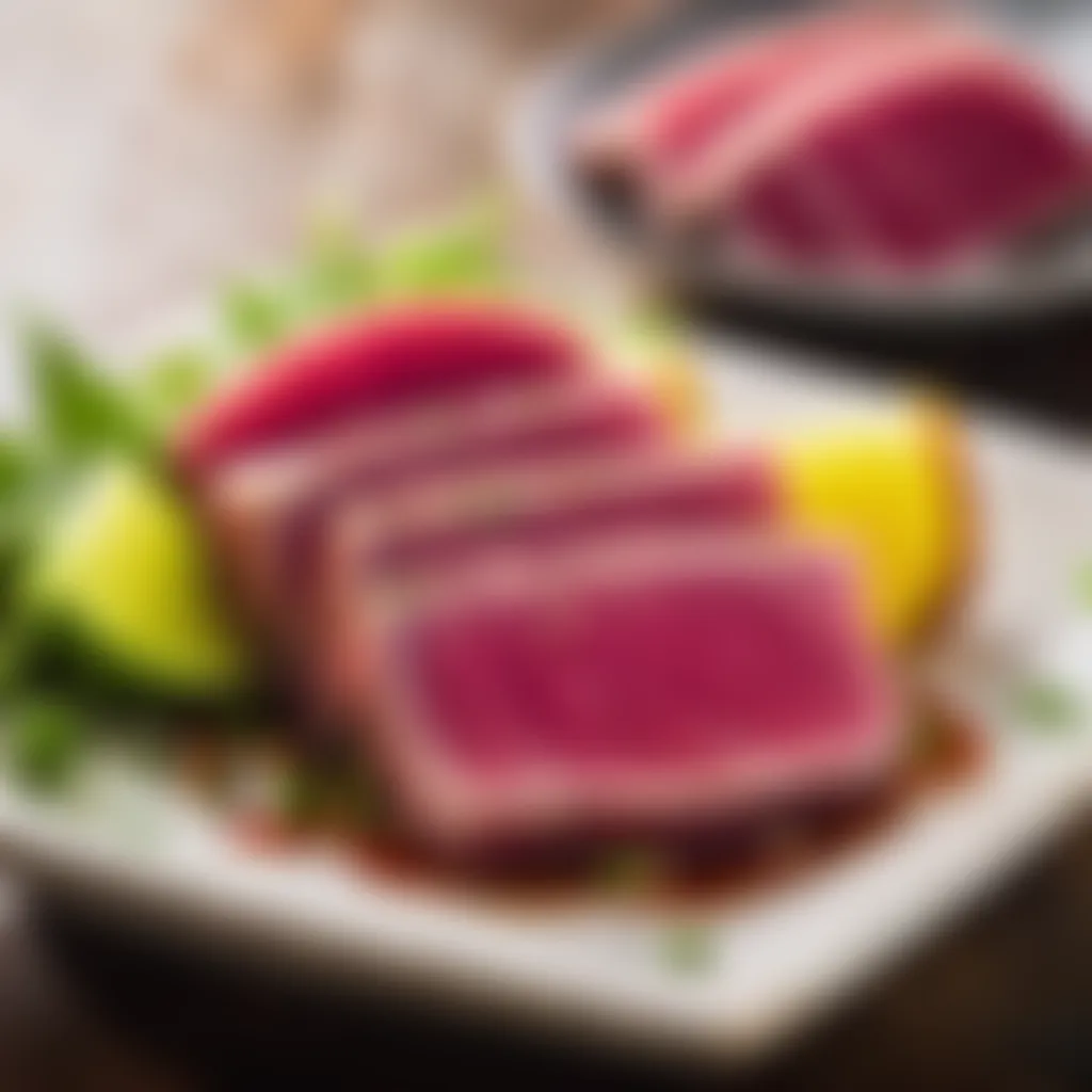 Fresh Ahi Tuna for Ahi Tuna Poke Recipe Fresh Ahi Tuna for Ahi Tuna Poke Recipe
