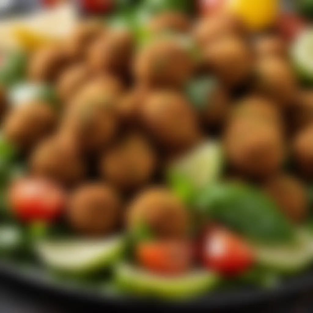 Air fryer falafel mixture