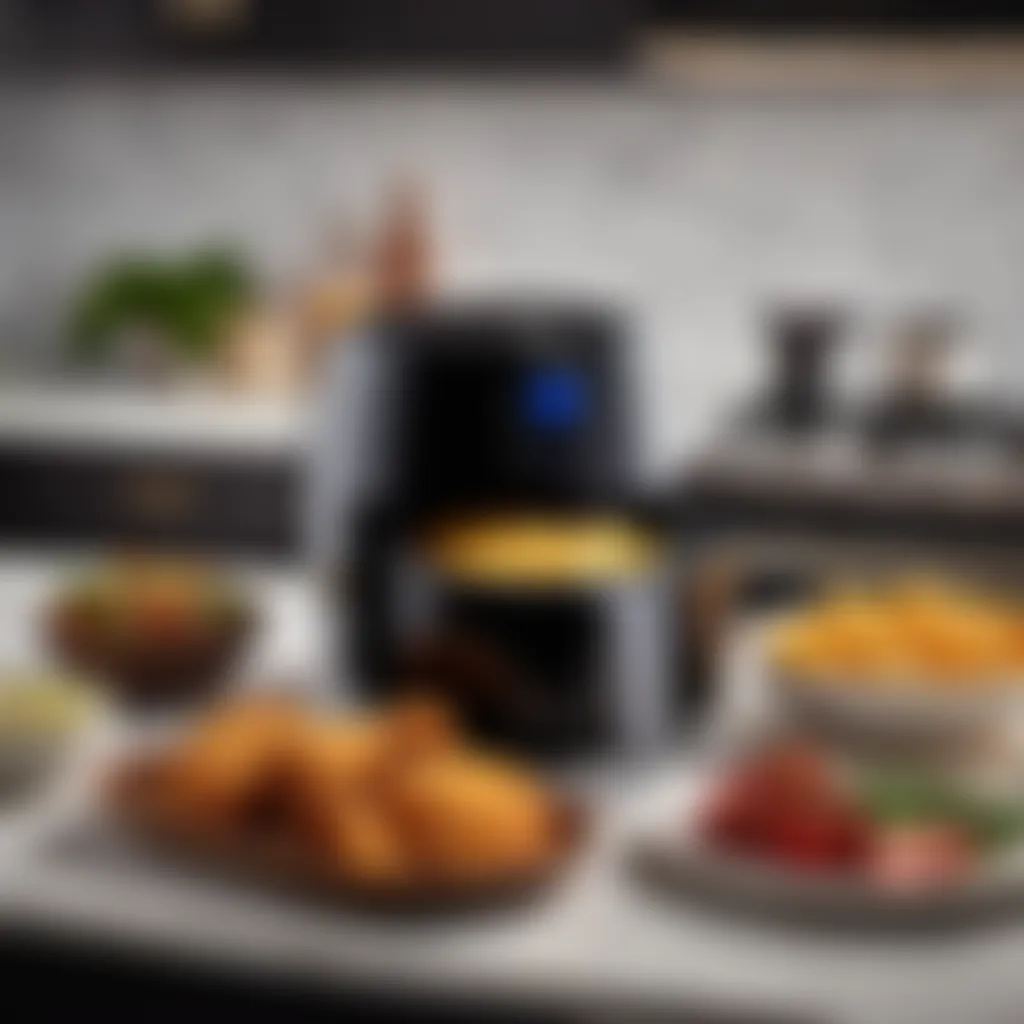 Air Fryer with Food