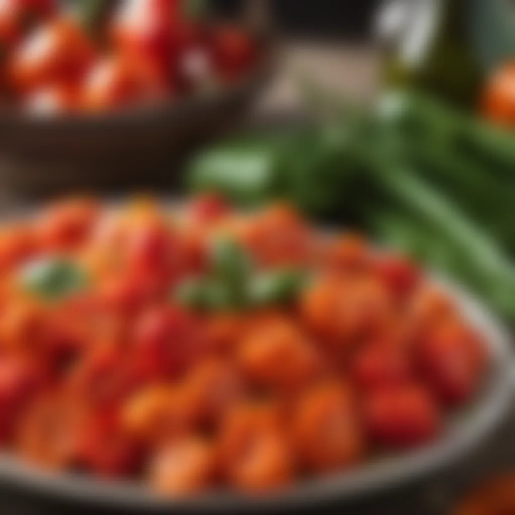 Fresh veggies used in ajvar recipe