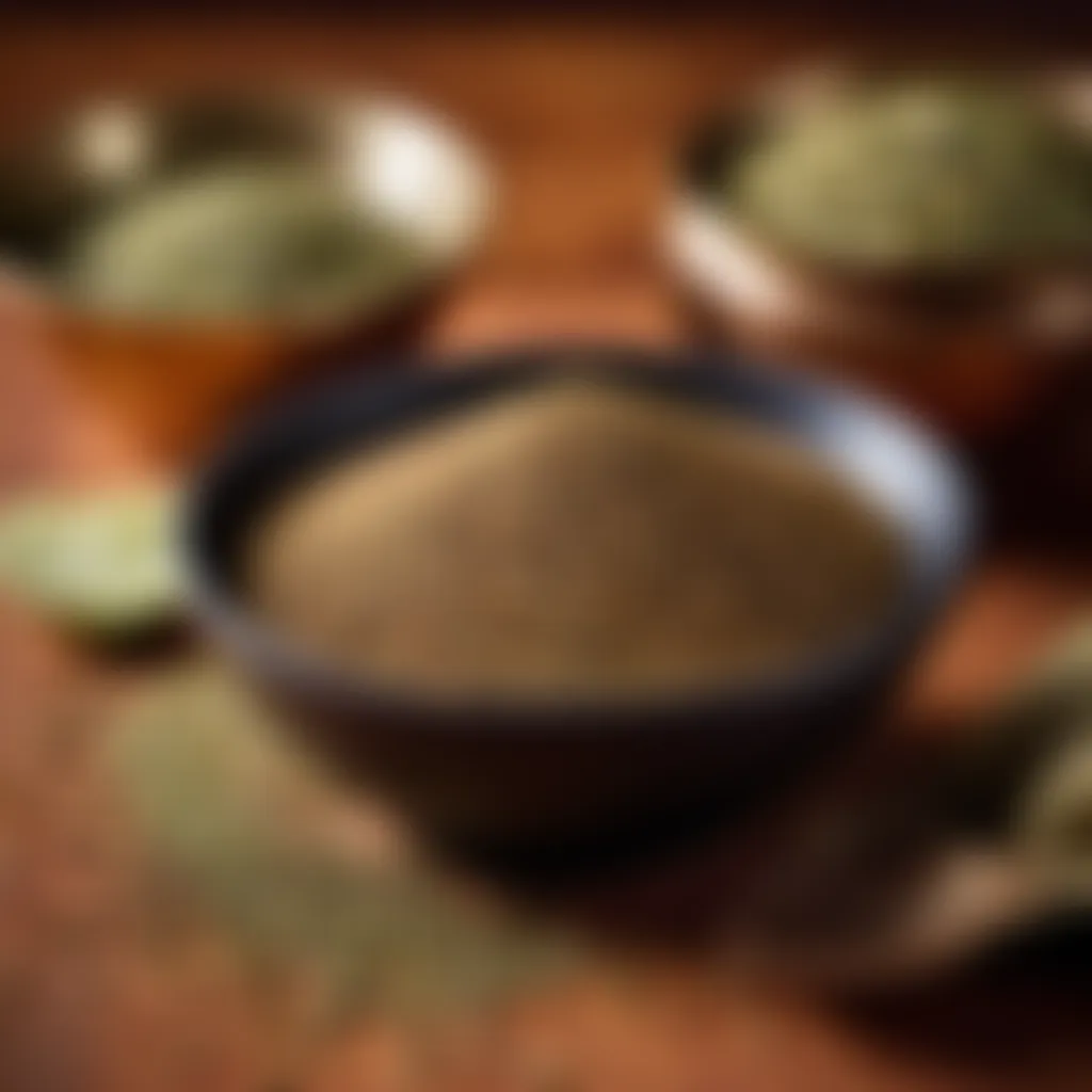 Ajwain seeds in a traditional Indian bowl