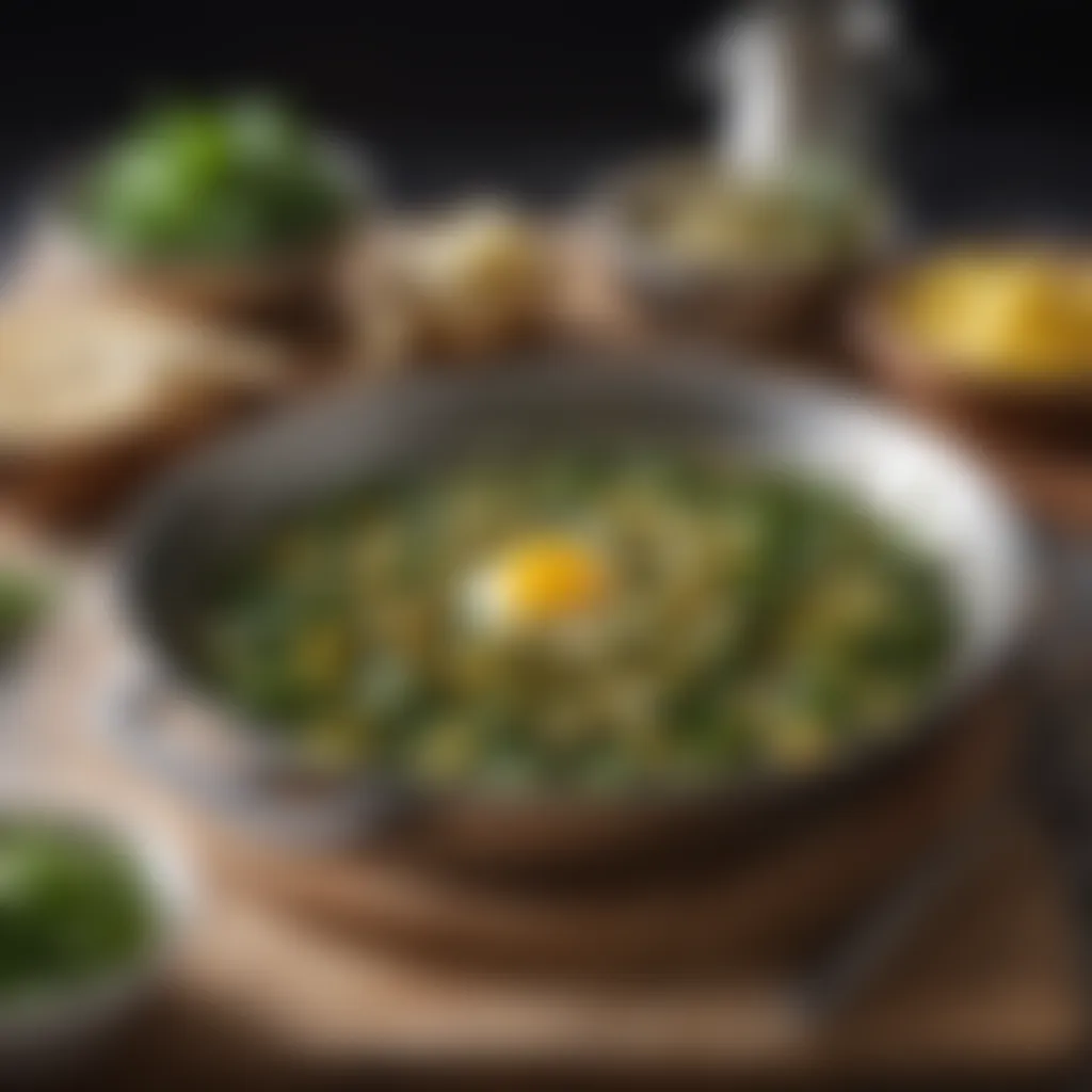 Artful Preparation of Aloo Palak Aloo Palak Cooking Process