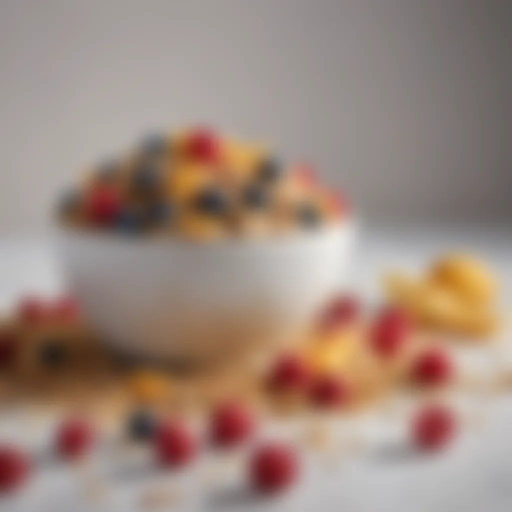 An assortment of fruits that can be added to enhance muesli.