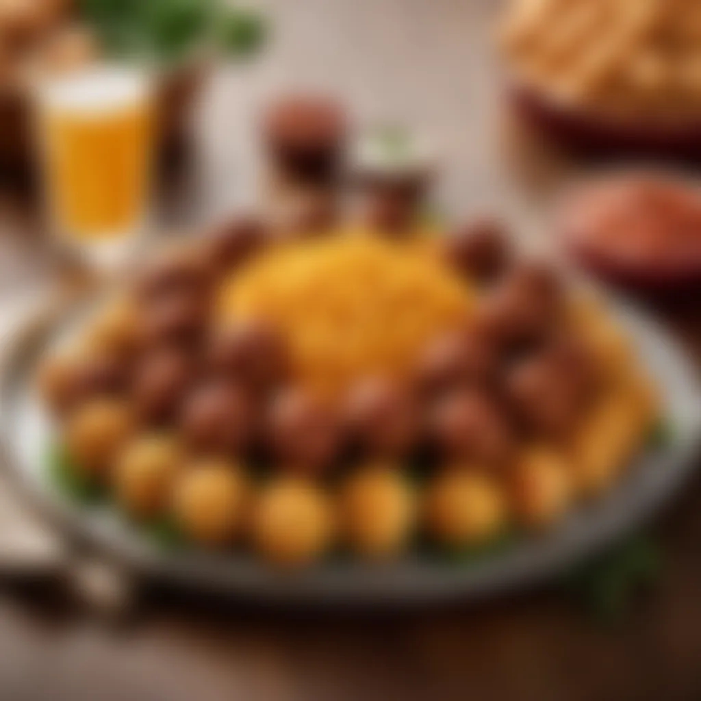 Appetizing Sausage Ball Platter Appetizing Sausage Ball Platter