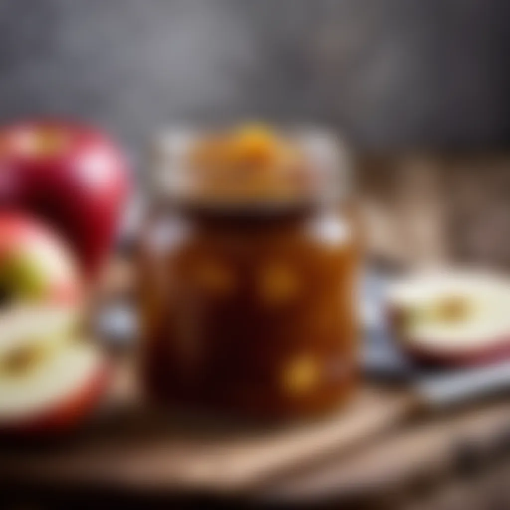 Apple chutney jar