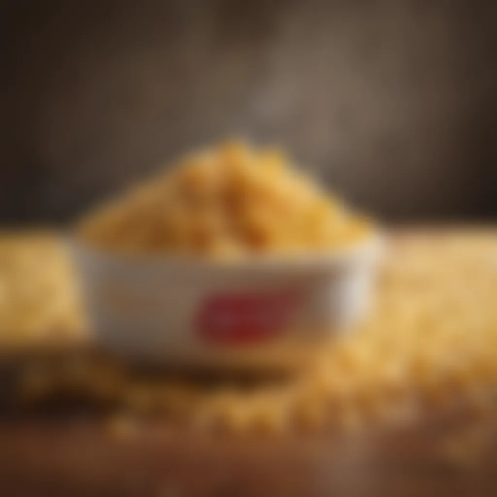 A rich and creamy bowl of Arby's macaroni showcasing its indulgent texture.