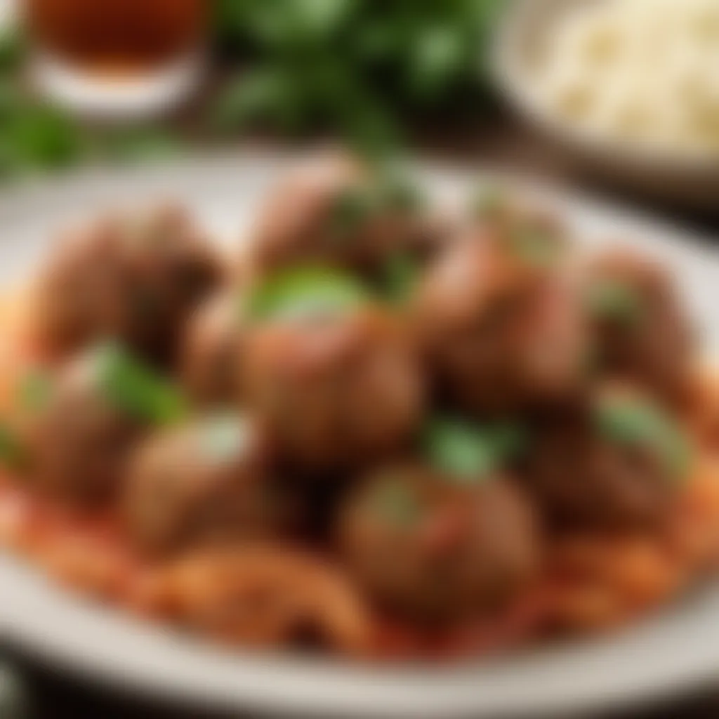 Aromatic Herb-infused Ground Turkey Meatballs