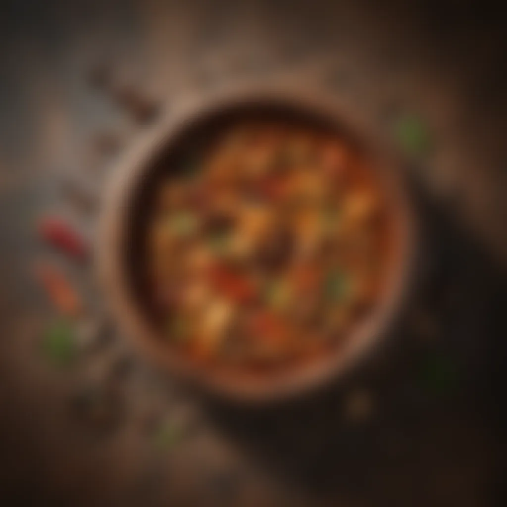 Exquisite Selection of Aromatic Spices Aromatic spices in a rustic bowl