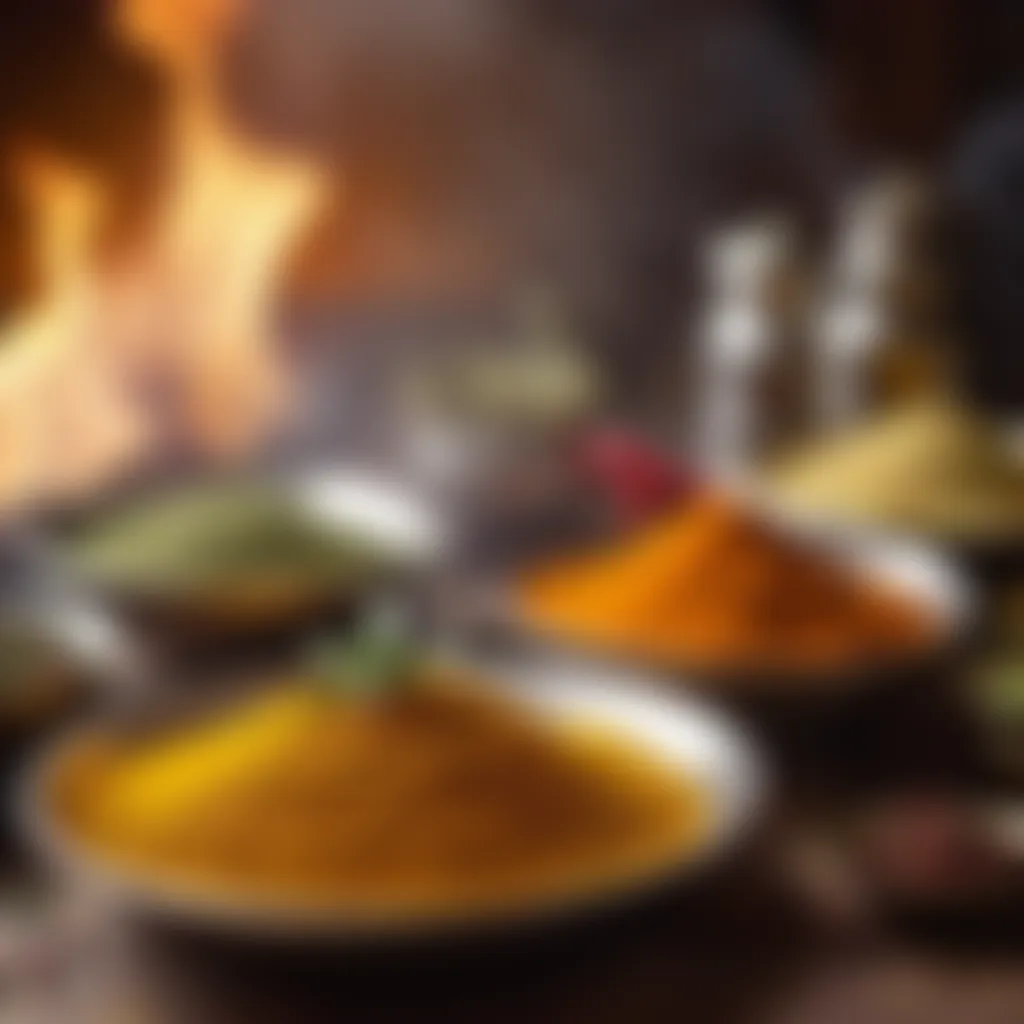 Aromatic Spices in Traditional South Indian Kitchen