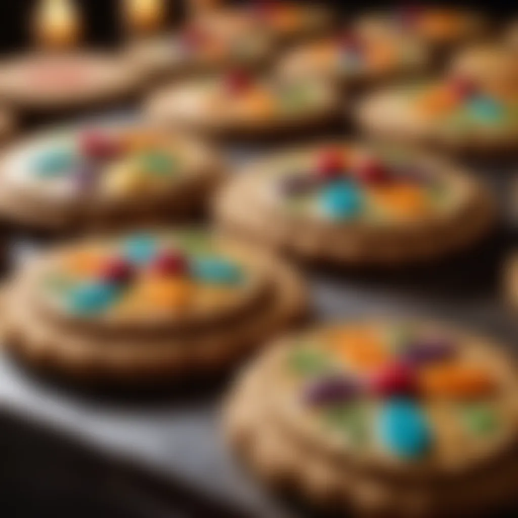 Decorated Afghan Biscuits