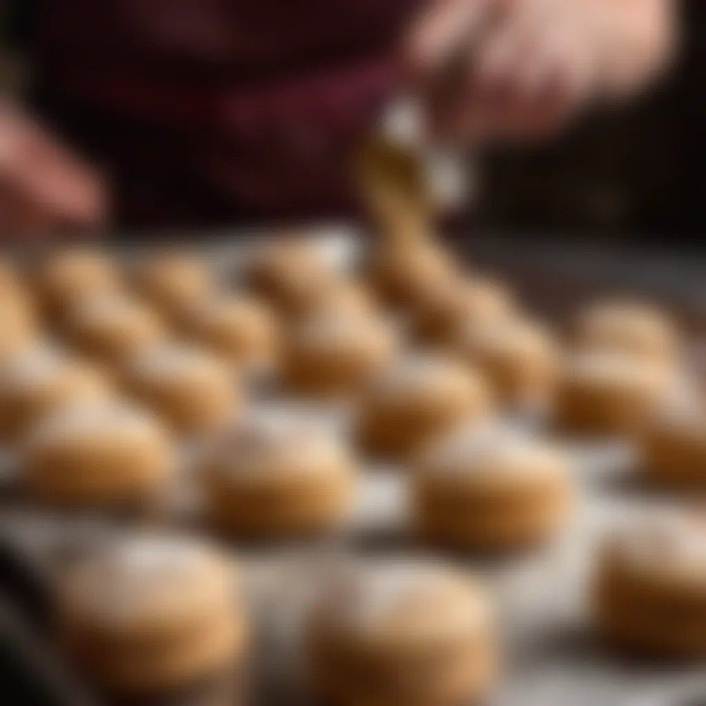 Preparing Almond Macaroons