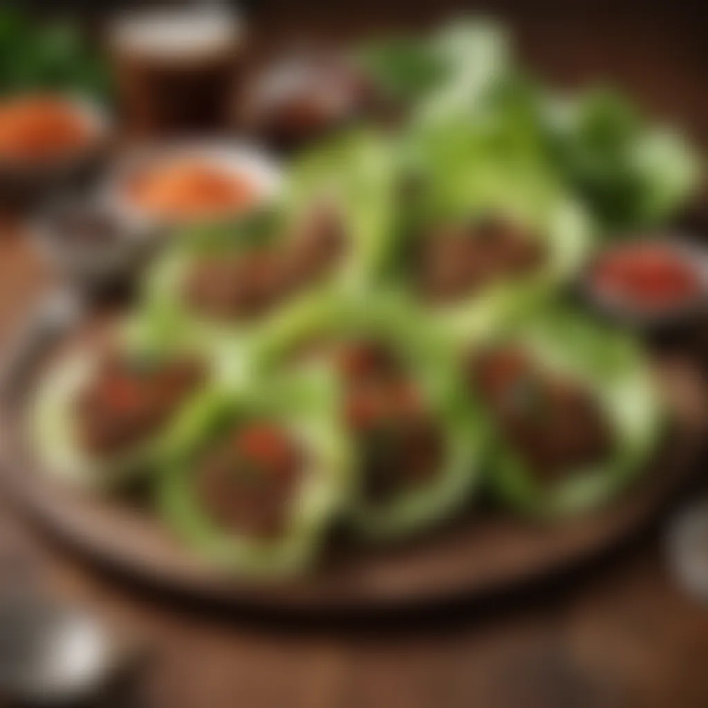 Artisan Beef Mince Lettuce Wraps Artisan Beef Mince Lettuce Wraps