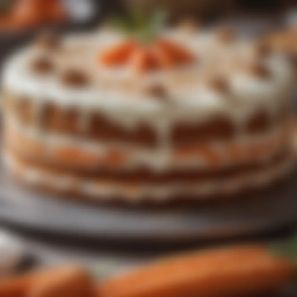 Artisanal Carrot Cake Decorations