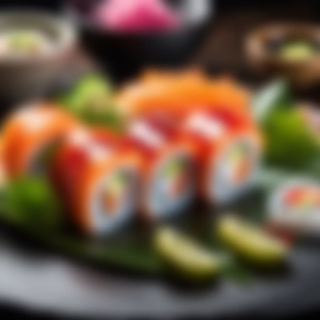 Curated Fresh Fish Choices Artisanal fish selection for sushi