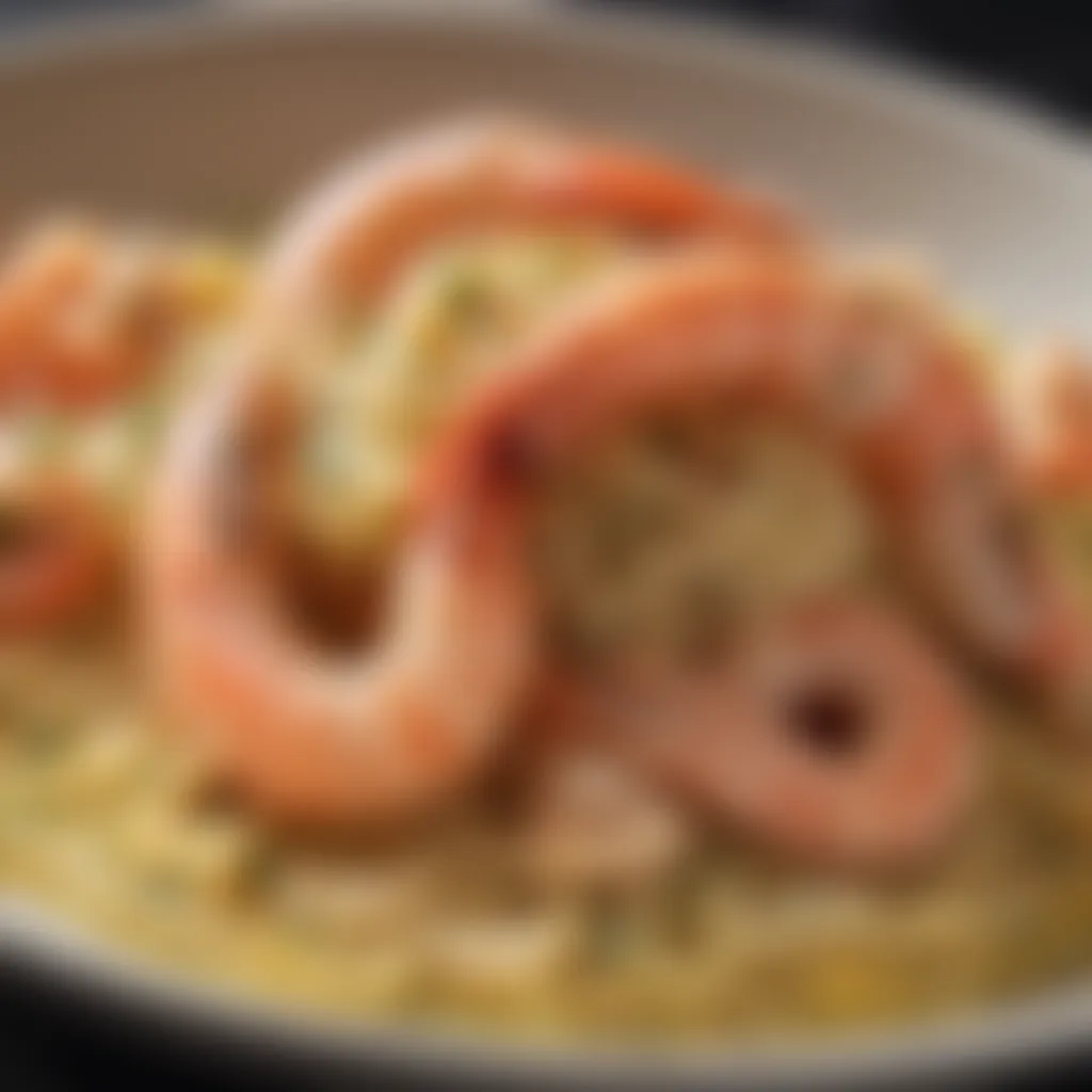 Artisanal Shrimp Scampi Presentation