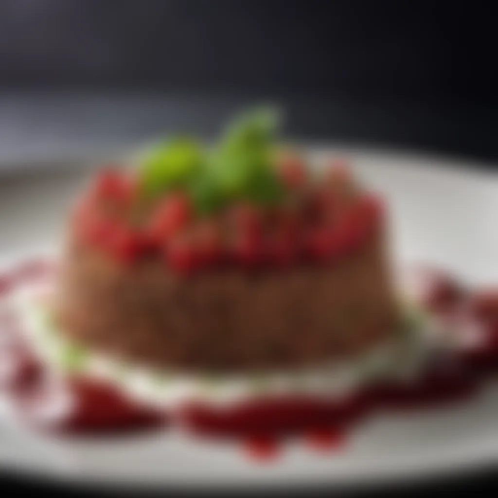 Artistic Plating: Mince Masterpiece Presentation