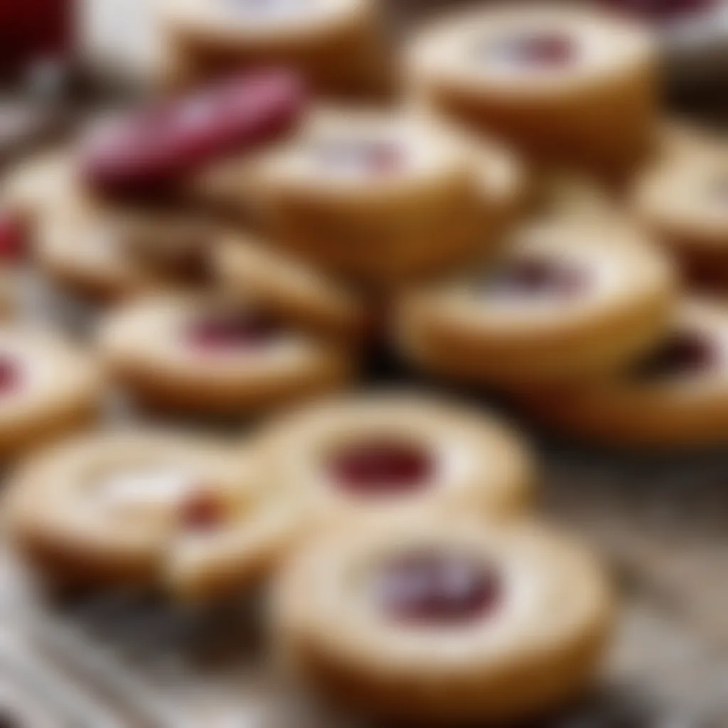 Assembling Homemade Jammy Dodgers