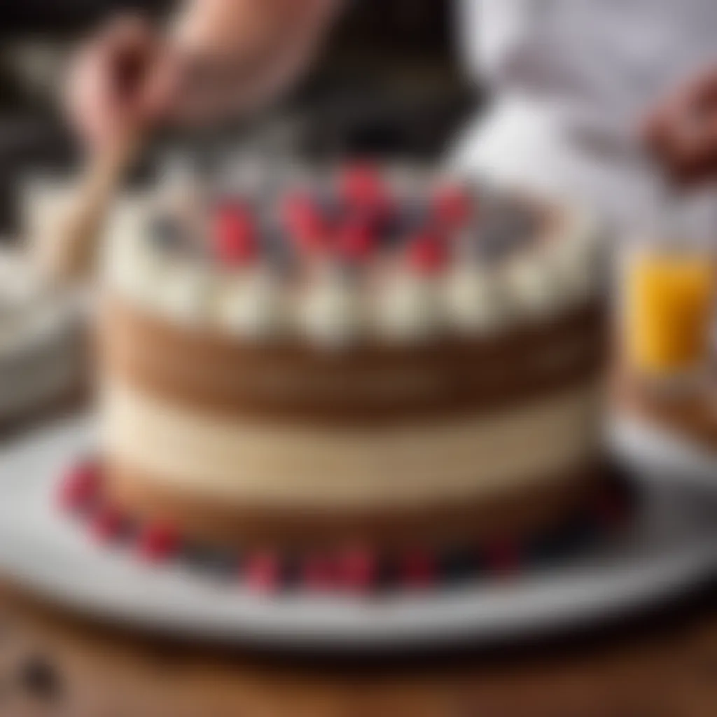 Assembling Layers for the Perfect Ice Cream Cake