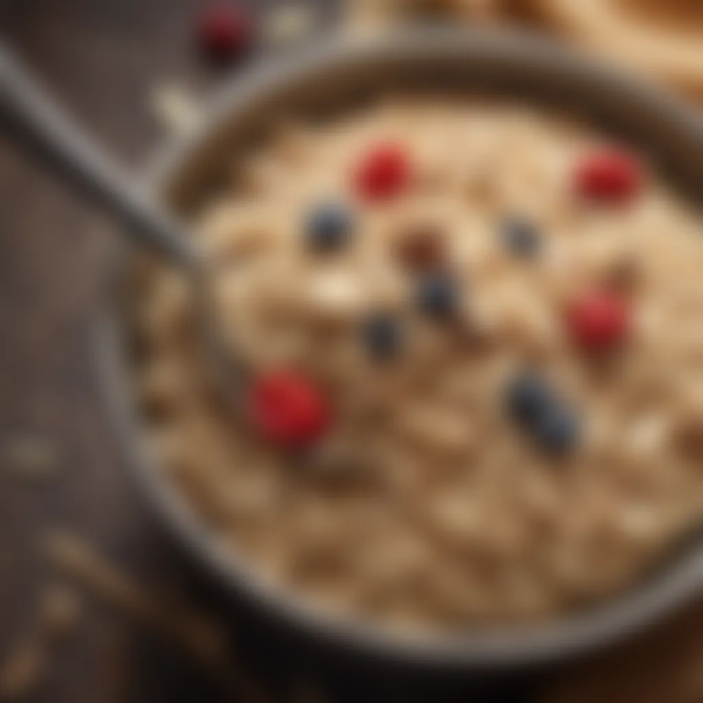 Nutritional profile of steel cut oats with a focus on fiber content