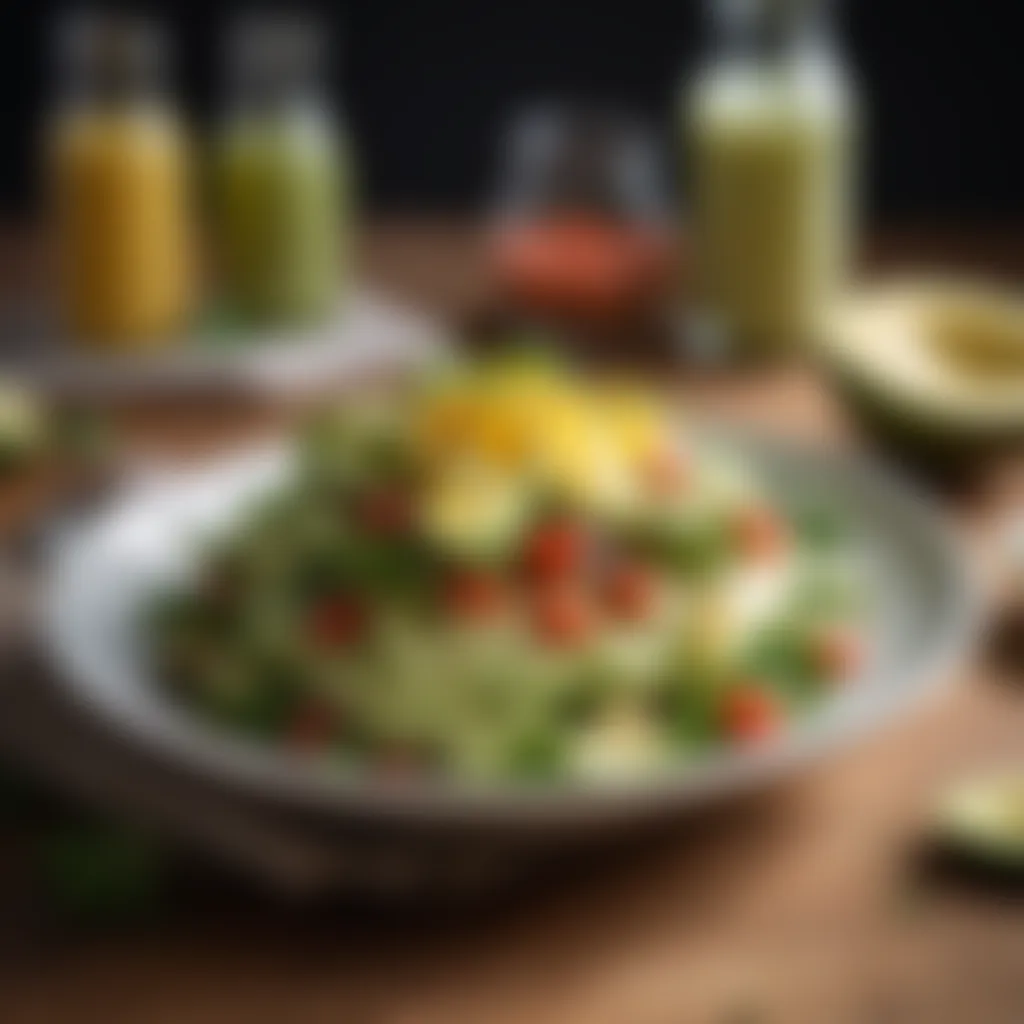 Creamy Avocado Salad with Citrus Dressing Delicious Avocado Salad Recipe