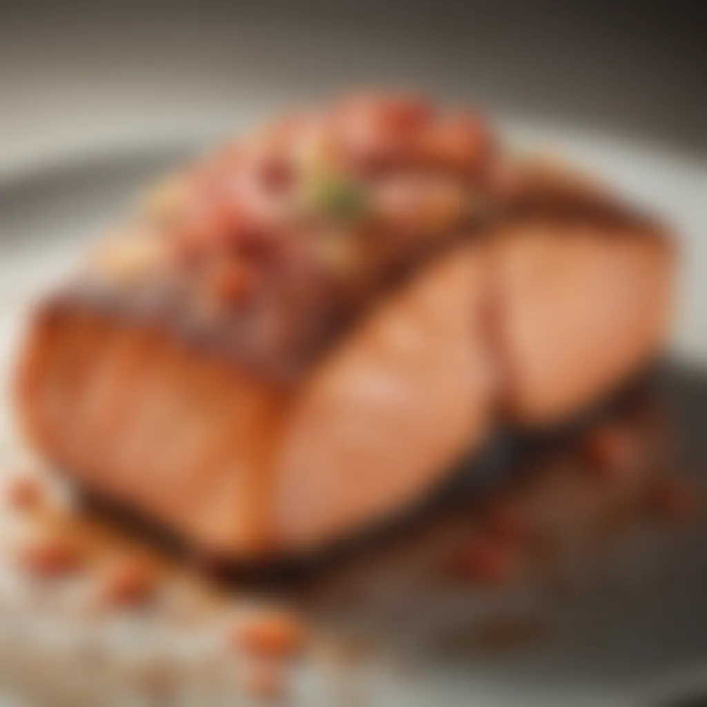 Bacon Bit Crusted Salmon Fillet