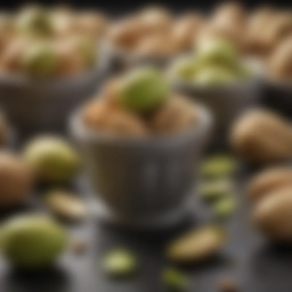 Exquisite pistachio selection