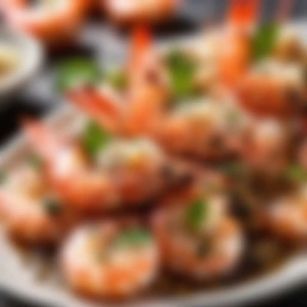 Gourmet Baked Shrimp with Truffle Drizzle