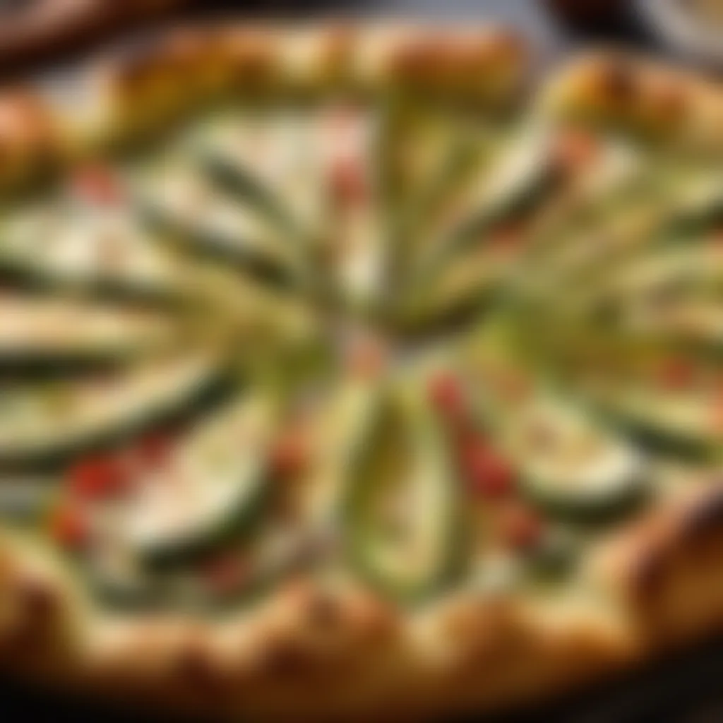 Baked Zucchini Pizza Dough Crust