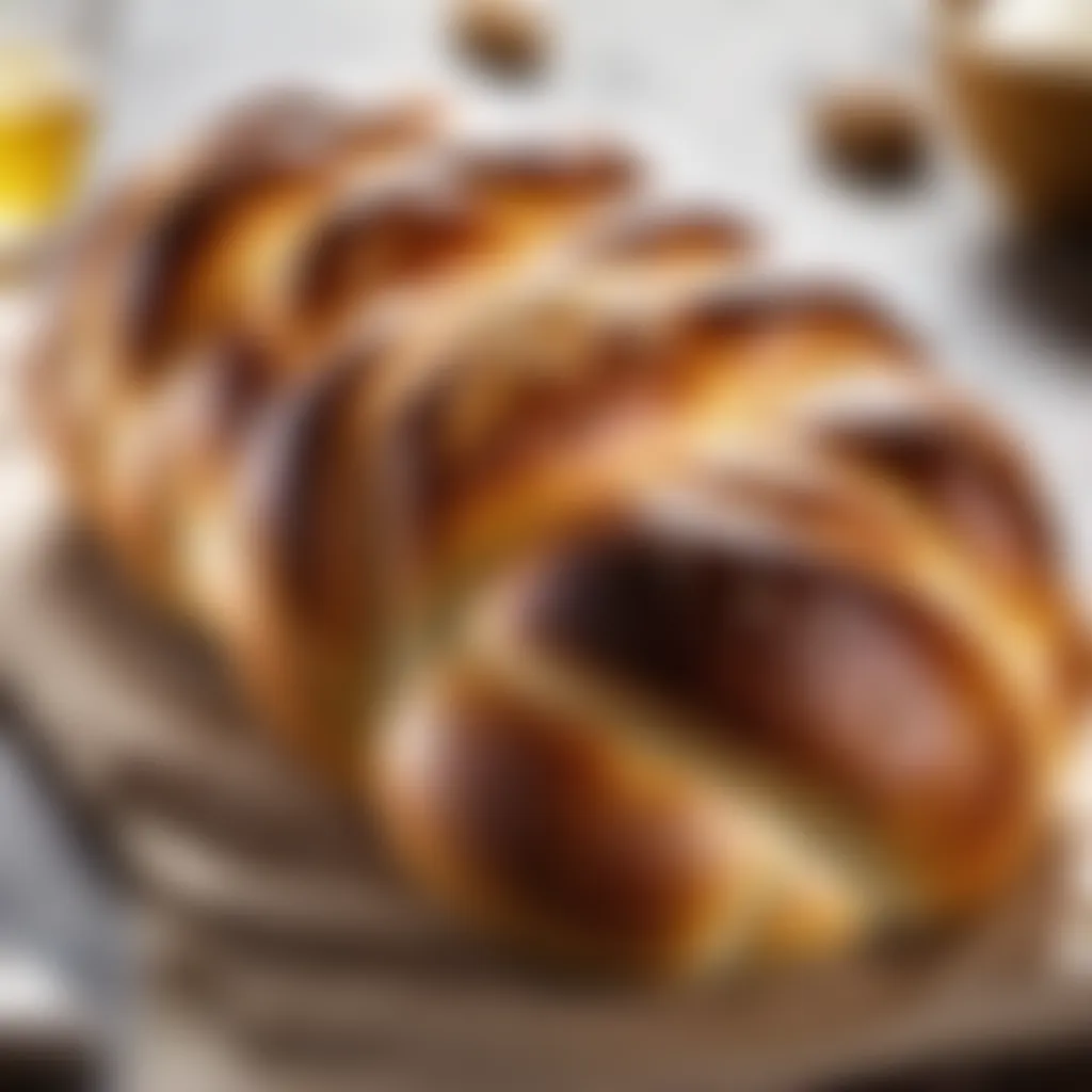 Freshly Baked Challah Bread