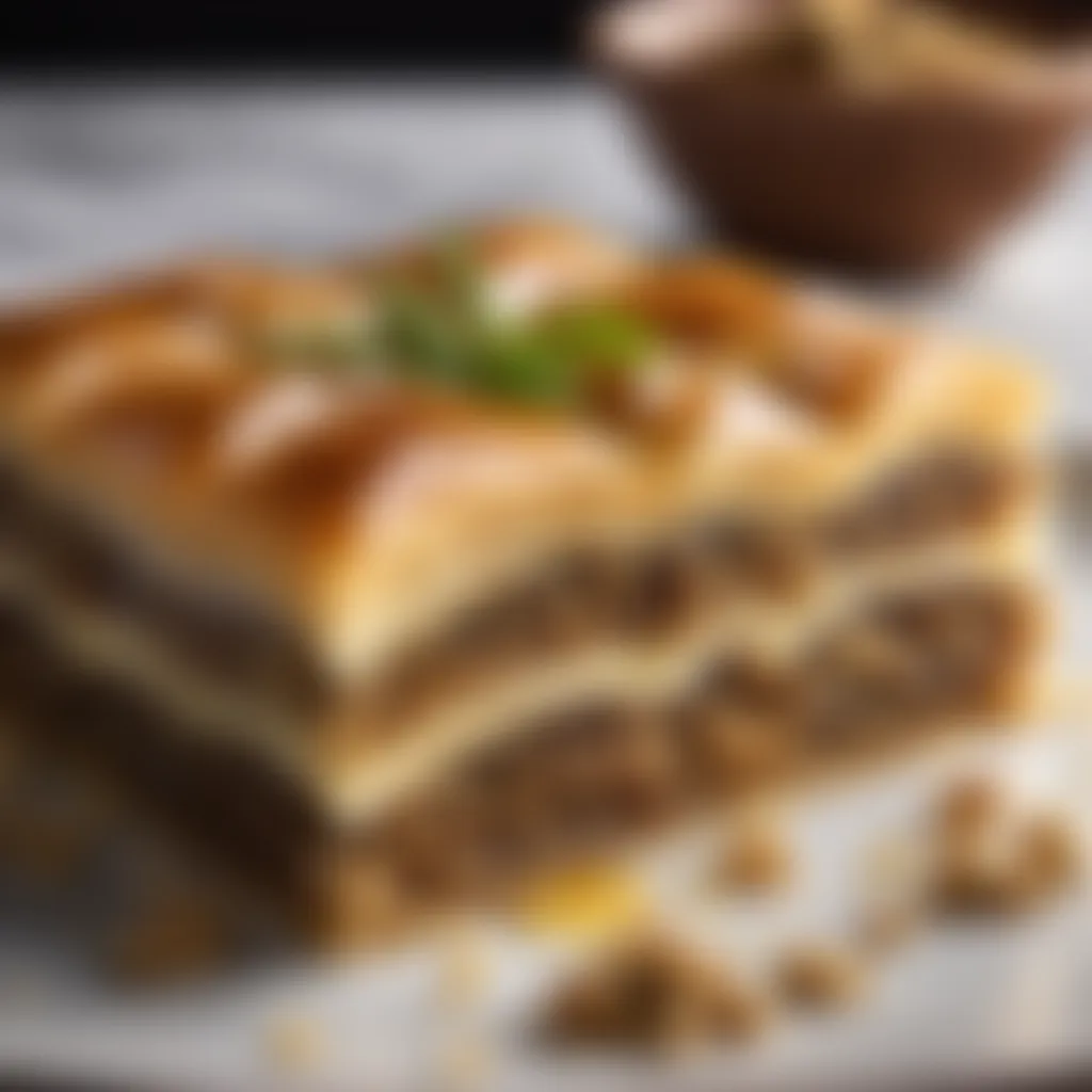 Delicious layers of baklava