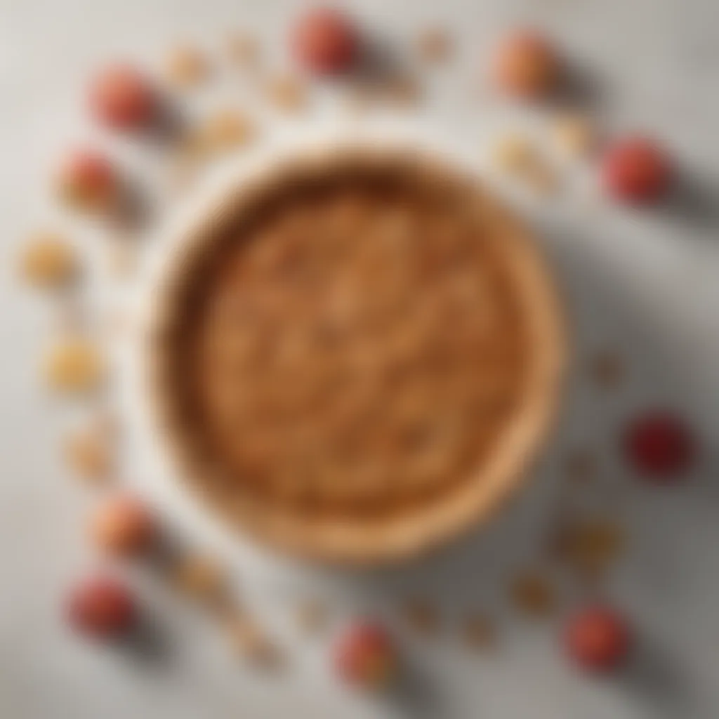 Illustration showcasing the process of achieving optimal sweetness in apple pie filling