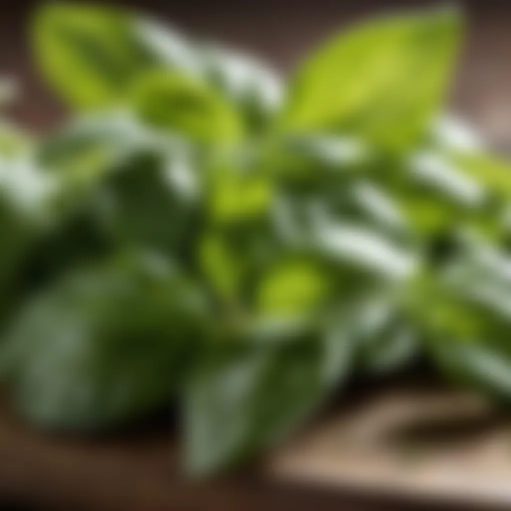 Fresh Basil Leaves Basil Leaves