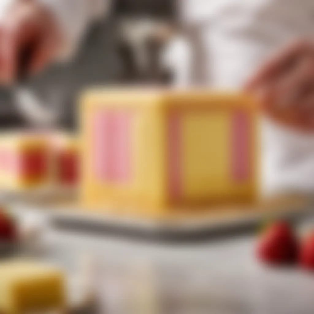 Battenberg Cake Assembly Battenberg Cake Assembly