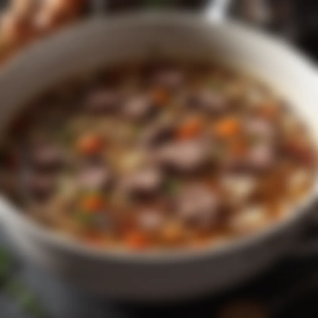 Simmering Magic of Beef Soup