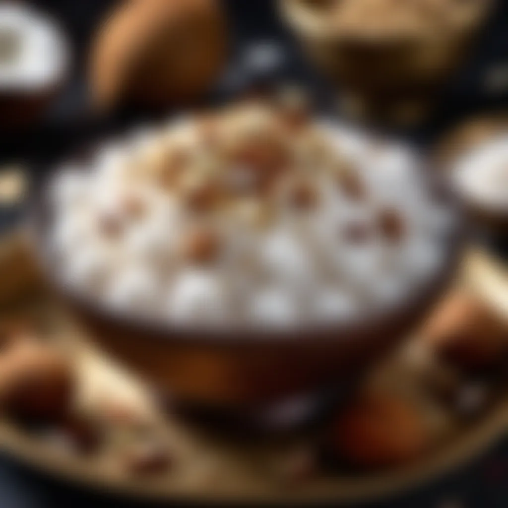 Cardamom-Coconut Fusion Exotic Bengali sweet infused with cardamom and coconut flakes
