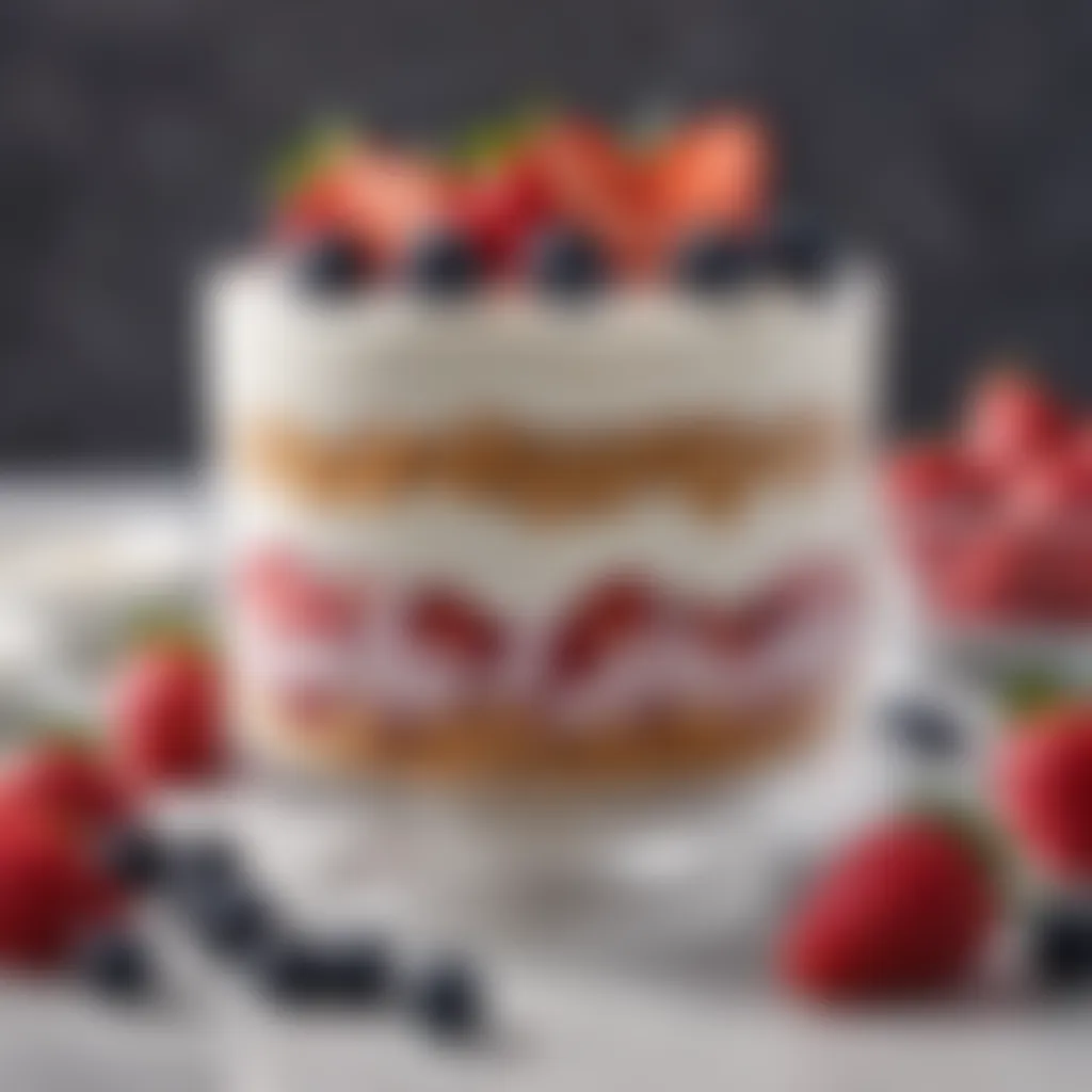 Mouth-watering berry parfait layered with creamy goodness