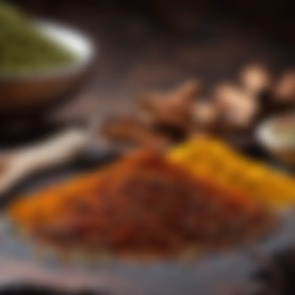 Close-up of aromatic spices