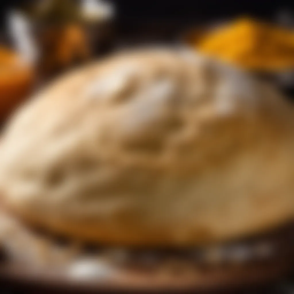 Resting bhatura dough