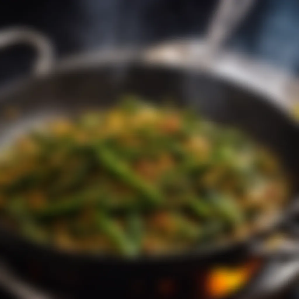 Bhindi Do Pyaza cooking process