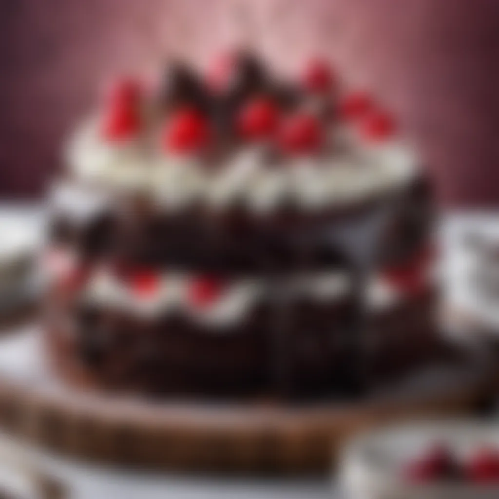 Black Forest Gateau - Whipped Cream Topping