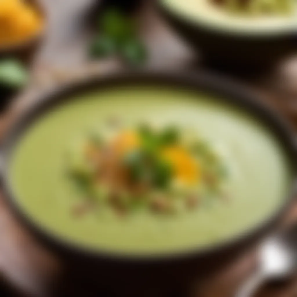 Blended Avocado Soup