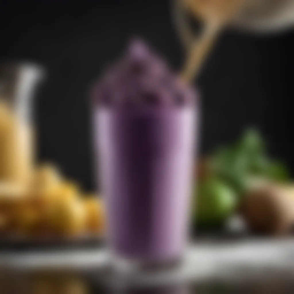 Blending the Grimace Shake