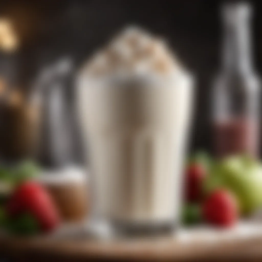 Blending the Protein Frosty Blending the Protein Frosty