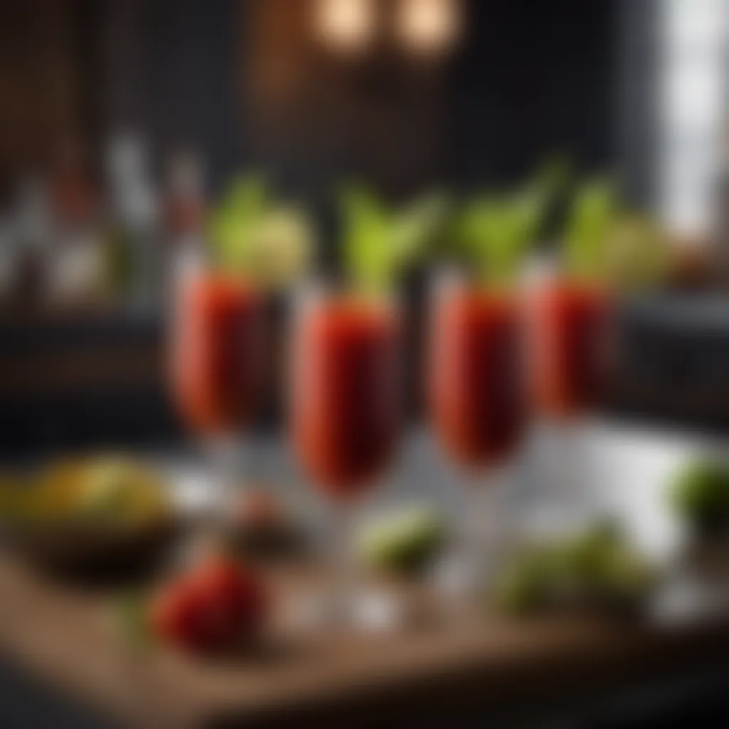 Sophisticated and Stylish Presentation for Your Perfect Bloody Mary Bloody Mary Presentation